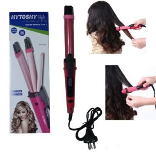 PLANCHA PELO RIZADORA 2 EN 1 HT-471B (HYTOSHY)            NV-2009