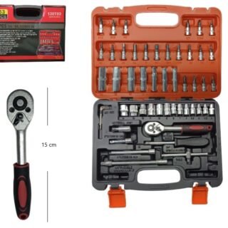 SET DE LLAVE TUBO 53PCS              130T03
