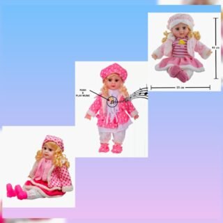 MUÑECA CON SONIDO HECHA A MANO / COLORES 370159