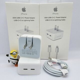 CARGADOR IPHONE(LOGO) SALIDA 2 C + C 35W            IPH-35W