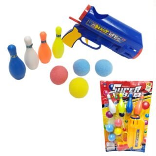 PISTOLA LANZA BOWLING EN BLISTER         918A-14