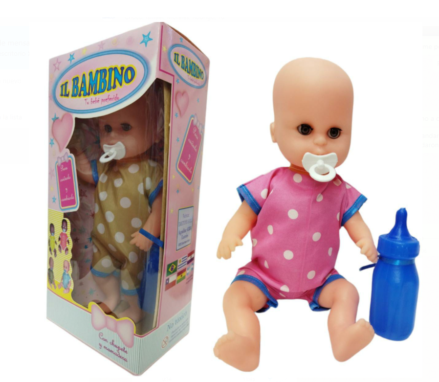 BEBE BAMBINO GOMA EN CAJA 98737/BAMBI