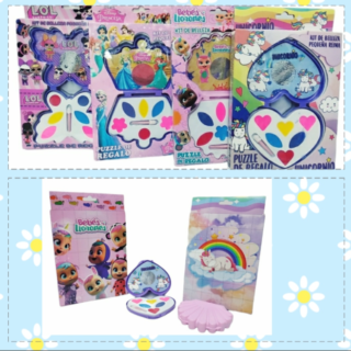 KIT DE BELLEZA PEQUENA REINA CON ROMPECABEZAS EN BLISTER 98766