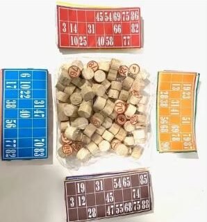 LOTERIA EN CAJA 96 CARTONES         98922