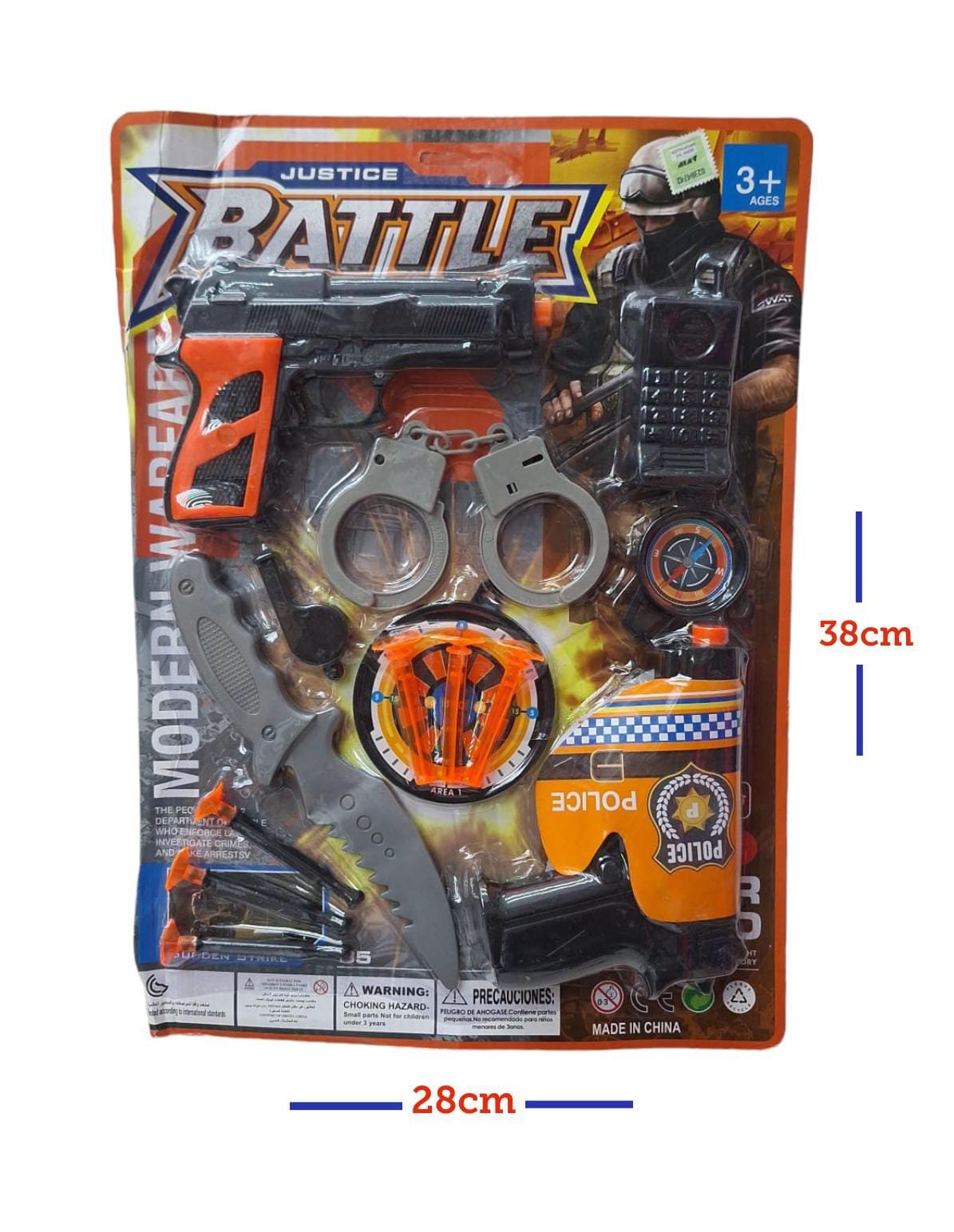 SET POLICIA JUSTICE BATLE 98982