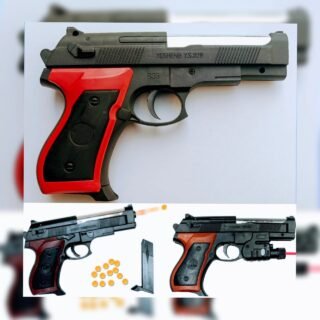 PISTOLA CON BALIN + LASER Y CACERINA 99021