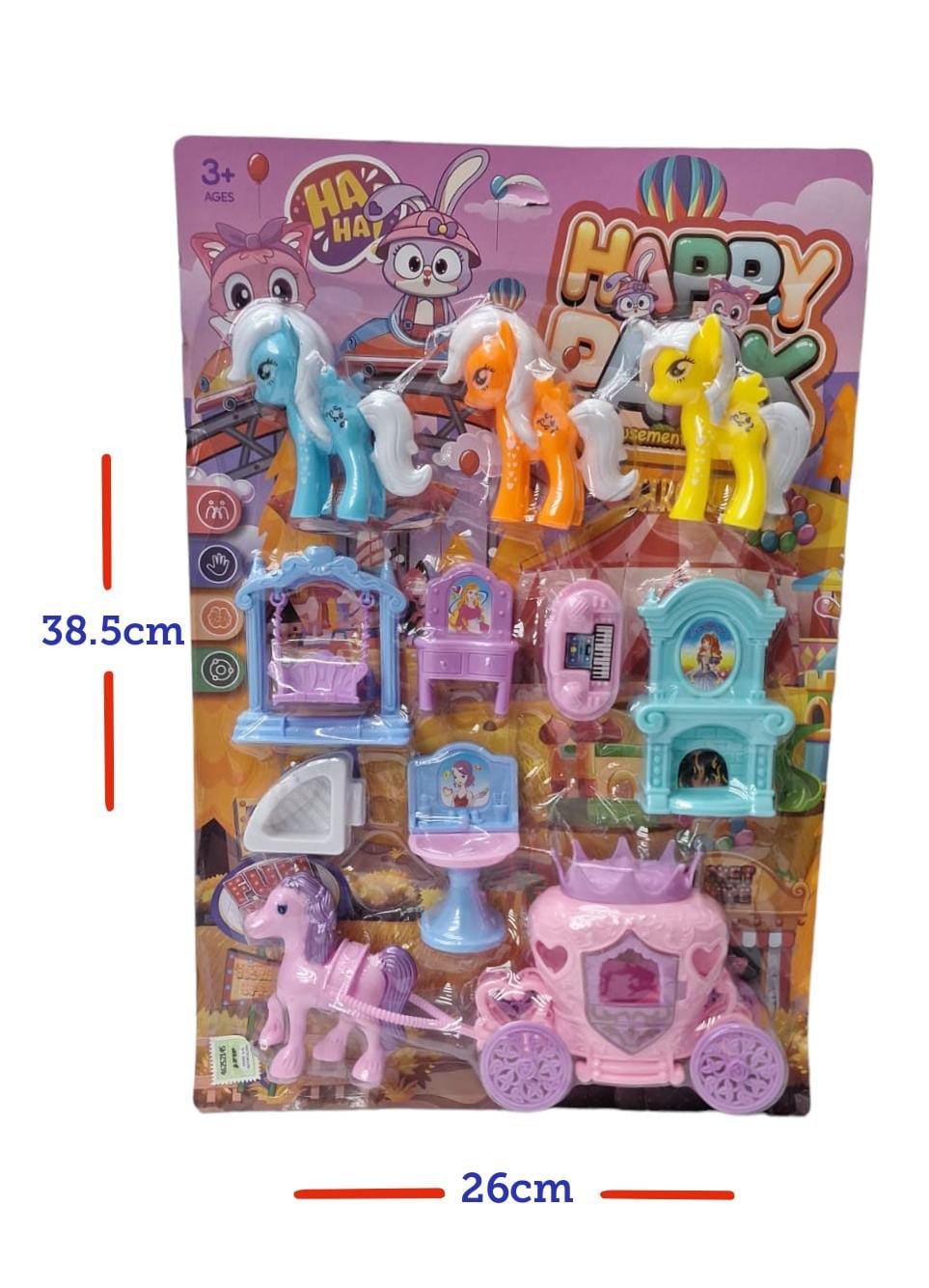 SET DE PONY x 4 C/ACCESORIOS 99031