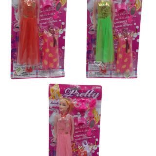 MUÑECA EN BLISTER PRETTY + ACCES. 34cm x 16.5cm 99040
