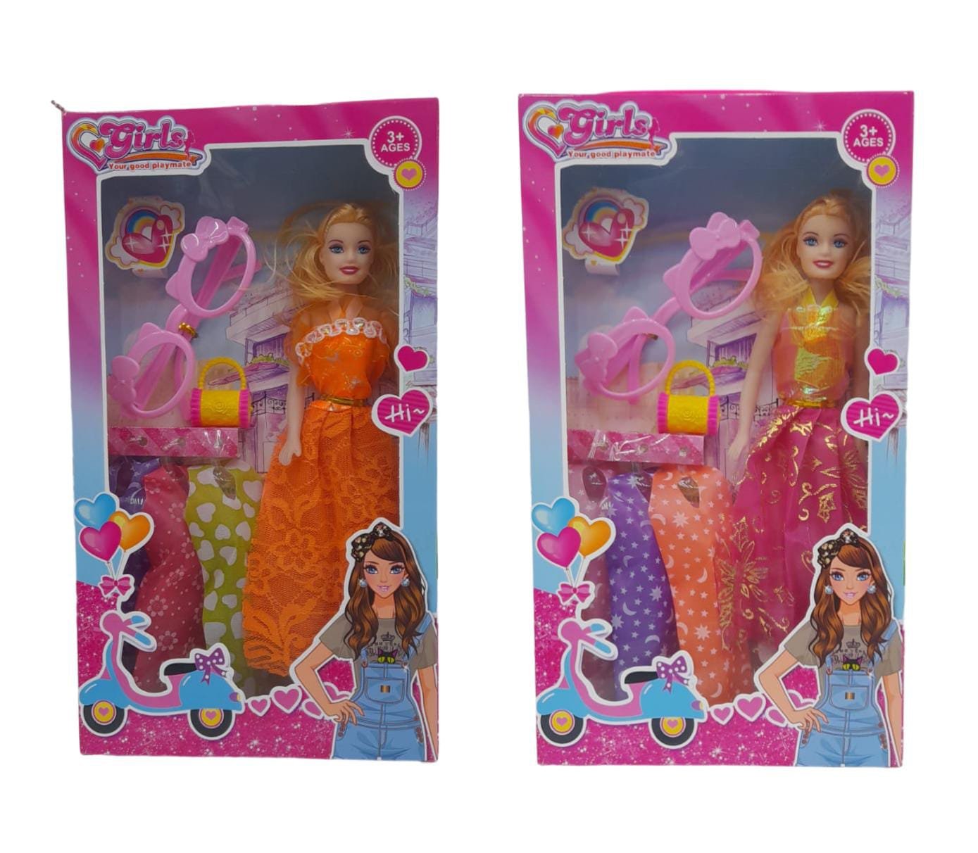 MUÑECA EN CAJA CON ACCESORIOS 99041