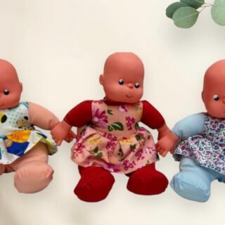 BEBE GORITA MANOS Y CABEZA DE GOMA          A-B125