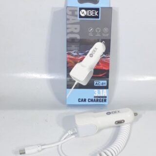 CARGADOR DE AUTO V8 IBEK           AC-01