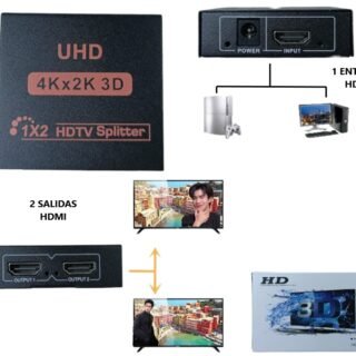 SPLITTER HDMI 1 A 2 4K ADP-48006