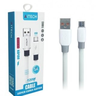 CABLE AITECH 120W 5A TIPO C CARGA RAPIDA         AICA181401B
