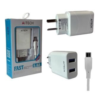 CARGADOR AITECH 5.8A V8- MICRO CABLE DESMONTABLE AICP120252-V8