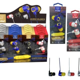AURICULAR M-LIBRES TIME EXHIBIDOR X 20 UNIDAD AU-1238