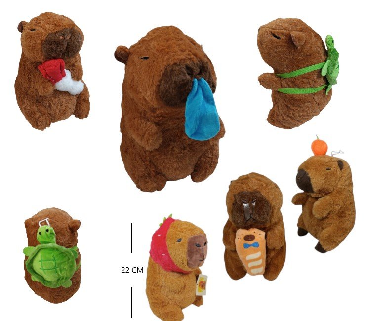 PELUCHE JUGUETE CAPYBARA X UNDS BALA-01 BALA-05