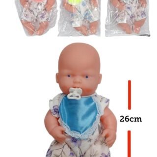 BEBE JUNIOR CON ROPA GOMA BCR-30