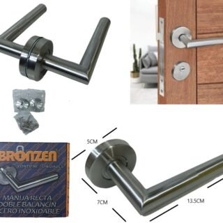 MANIJA RECTA ACERO INOXIDABLE X2 DR-02             BRZ-1050