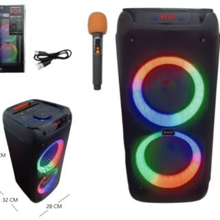 PARLANTE BLUETOOTH C/MICROFONO 8X2PLG BTS-2173