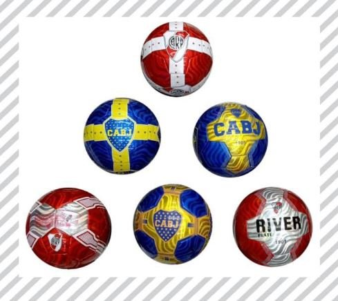 PELOTA N° 5 320GR SOLO BOCA / RIVER BY-160BR