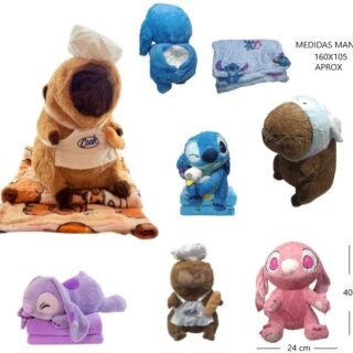 PELUCHE GRANDE SUAVE CON MANTA         CB-10