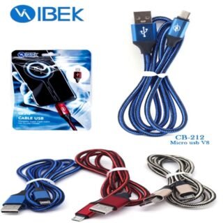 CABLE IBEK MICRO - V8 EN BOLSA           CB-212