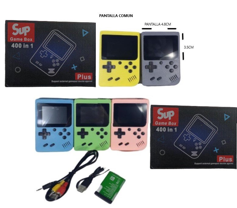 CONSOLA GAME BOX 400 EN 1 BA-132