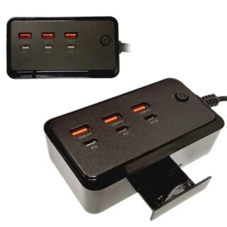 ESTACION DE CARGA 35W USB+ TIPO C CY-PC02