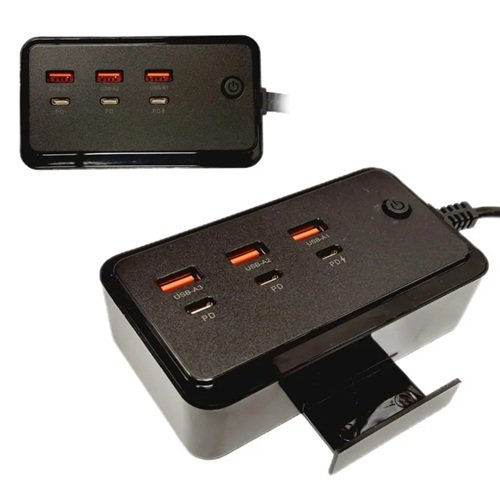 ESTACION DE CARGA 35W USB+ TIPO C CY-PC02