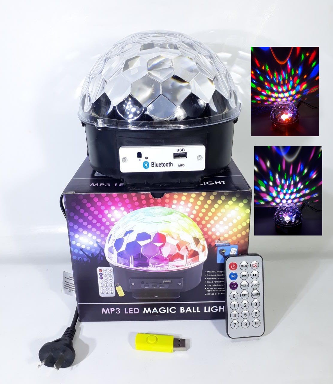 BOLA MEDIA ESFERA BLUETOOTH/MP3-USB MG803 HT-6400 DIC1010