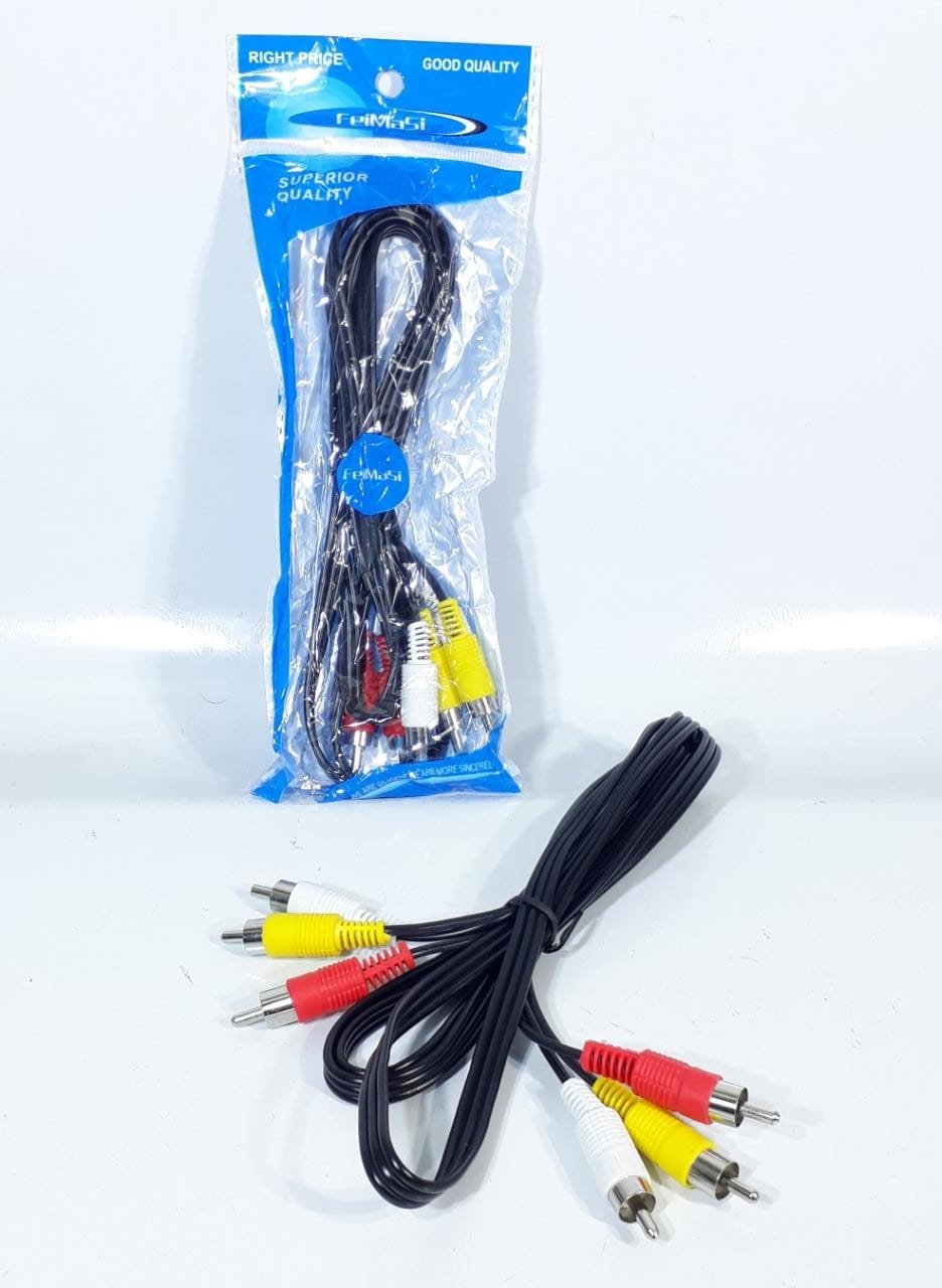 CABLE 3 A 3 RCA A RCA DVD 1.5M CBL-04