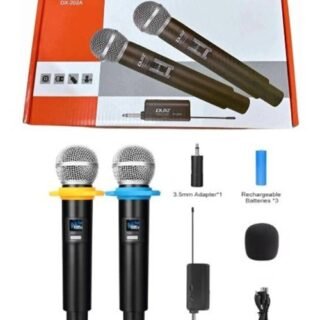 MICROFONO INALAMBRICO DOBLE DX-202A