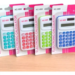 CALCULADORA CHICA COLORES EN BLISTER 8 DIGITOS        G-KC-888