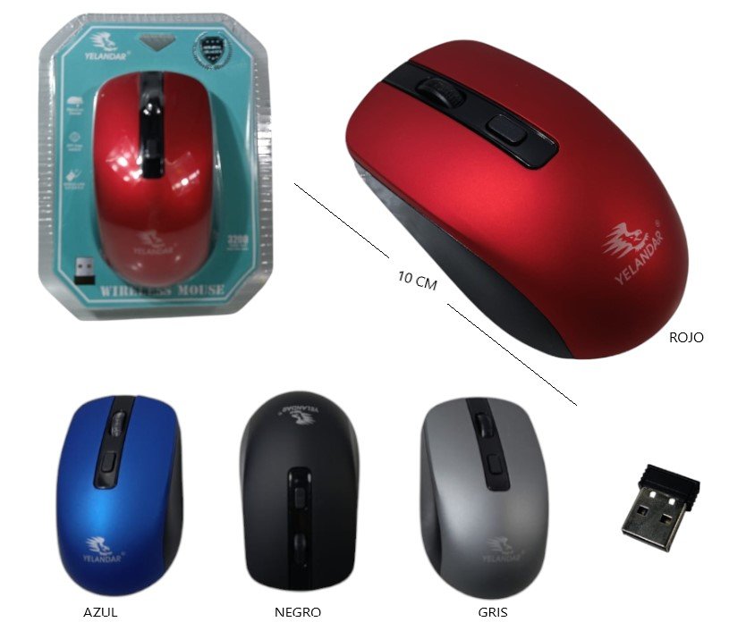 MOUSE INALAMBRICO YELANDAR E90