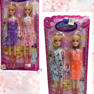 MUÑECA x 2 EN BLISTER F-01429