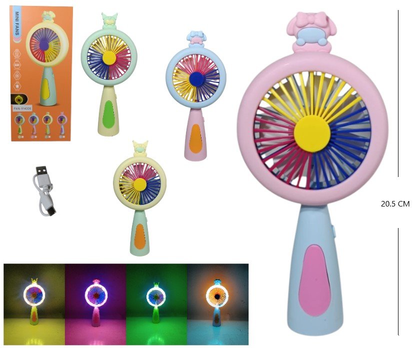 VENTILADOR HQ66-23B CON LUZ FAN-114006