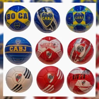 PELOTA N° 2 BOCA JUNIORS / RIVER PLATE           G-P02BR
