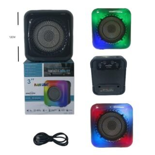 PARLANTE BT 3PLG FM-USB C/LUZ RGB GTS-1373