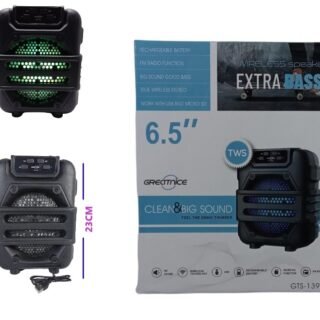 PARLANTE BT-FM C/LUZ 6.5PLG GTS-1398