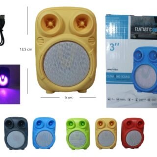PARLANTE 3PLG BLUETOOTH COLORES GTS-1817