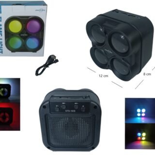 PARLANTE 3PLG C/ LUZ BLUETOOTH/FM/MP            GTS-1835