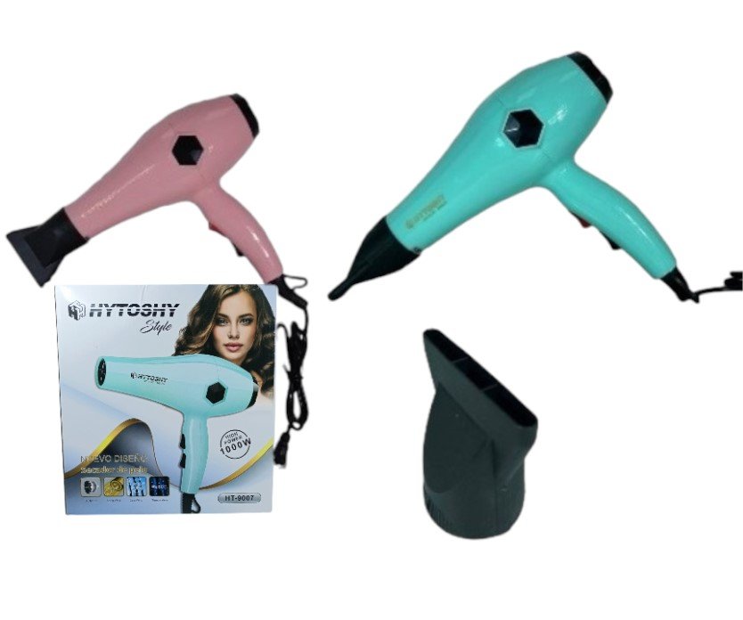 SECADOR DE PELO HYTOSHY 1000W HT-9007 HT-9120