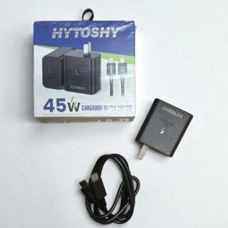 CARGADOR HYTOSHY 45W CARGA ULTRA RAPIDA PD TIPO C           HY-55W