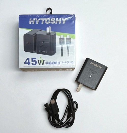 CARGADOR HYTOSHY 45W CARGA ULTRA RAPIDA PD TIPO C HY-55W
