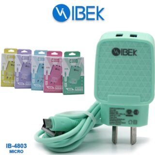 CARGADOR IBEK 4.8A MICRO-V8 CABLE DESMONTABLE           IB-4803