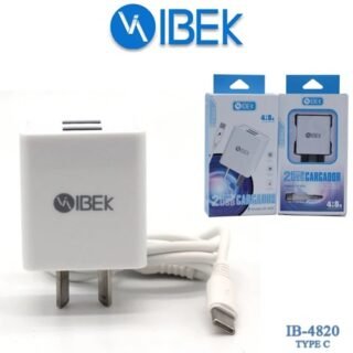 CARGADOR IBEK 4.8A TIPO C CABLE DESMONTABLE IB-4820
