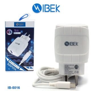CARGADOR IBEK TIPO C 5.1A CARGA RAPIDA          IB-5016