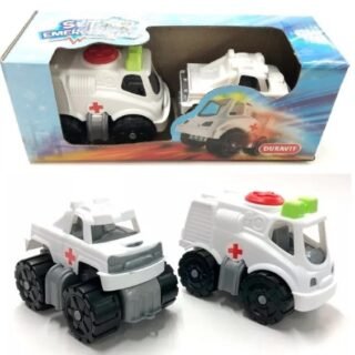 CAMION AMBULANCIA SET x 2 UNIDADES DURAVIT         K-D002
