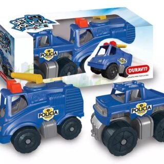CAMION POLICIA SET x 2 UNIDADES DURAVIT         K-D003