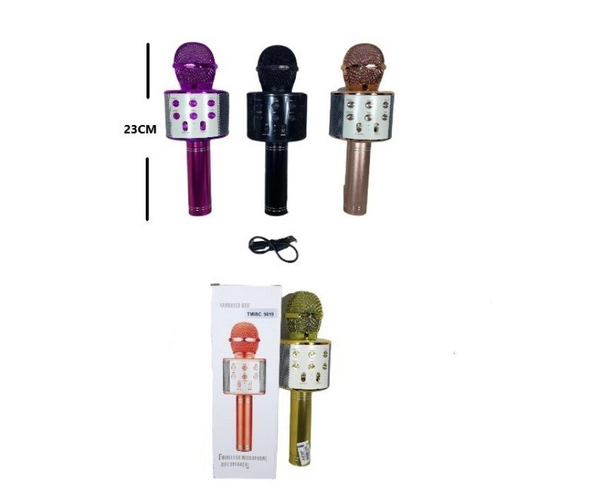 MIC-21007 MICROFONO KARAOKE EFECTO DE VOZ K-585